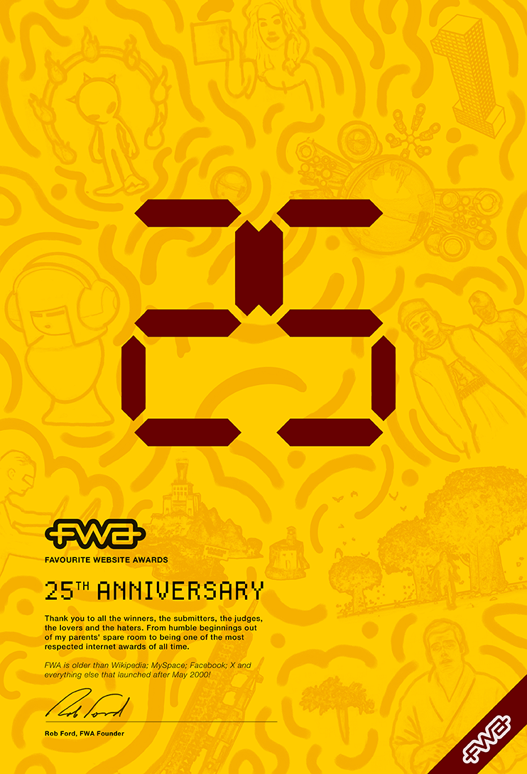 FWA 25th Anniversary Poster