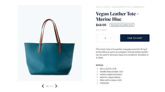 Boon Supply Vegan Leather Tote