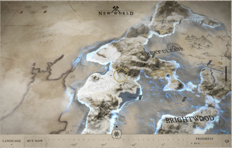 New World Interactive Map