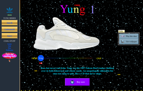 adidas yung website