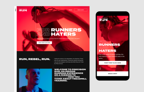 Precision Run Website App The FWA