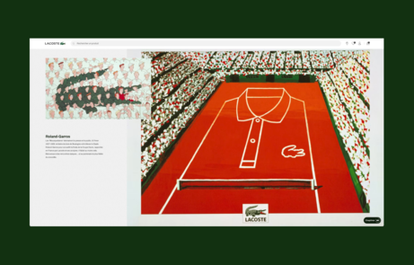 Lacoste rouge survet sales