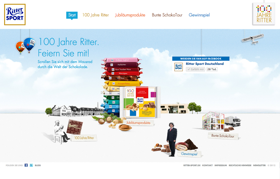 Ritter Sport - 100 years of Ritter - The FWA