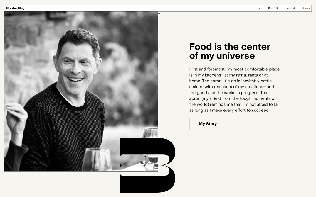 Bobby Flay Website The FWA