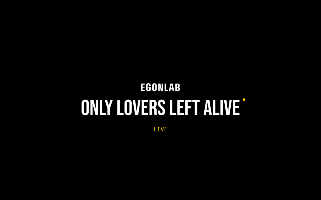 EGONLAB】ブラック Only Lovers Left Alive くばっ セーター