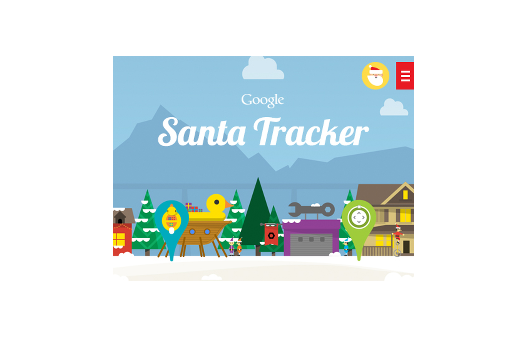 Google Santa Tracker - The FWA