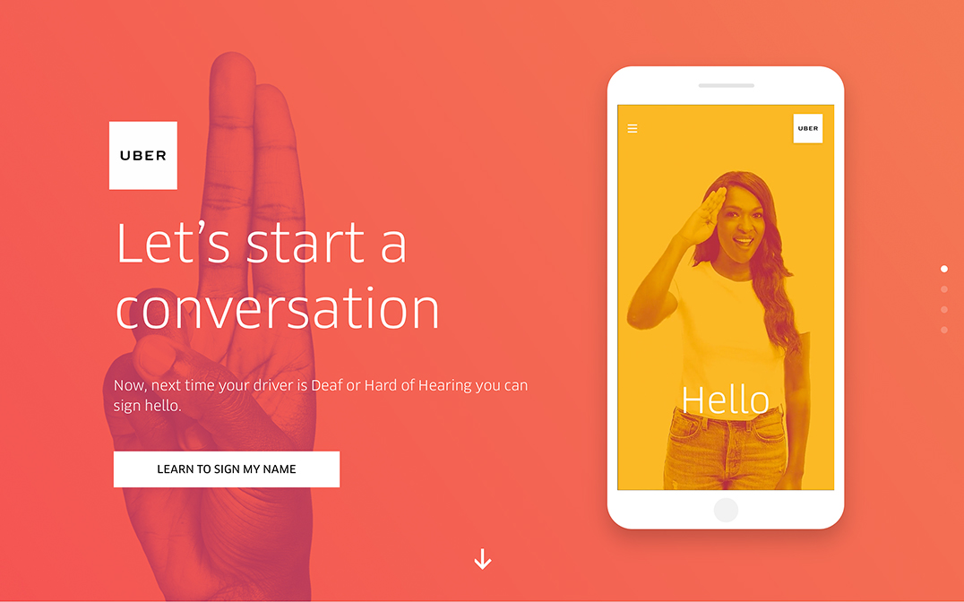 Uber Sign Language - The FWA