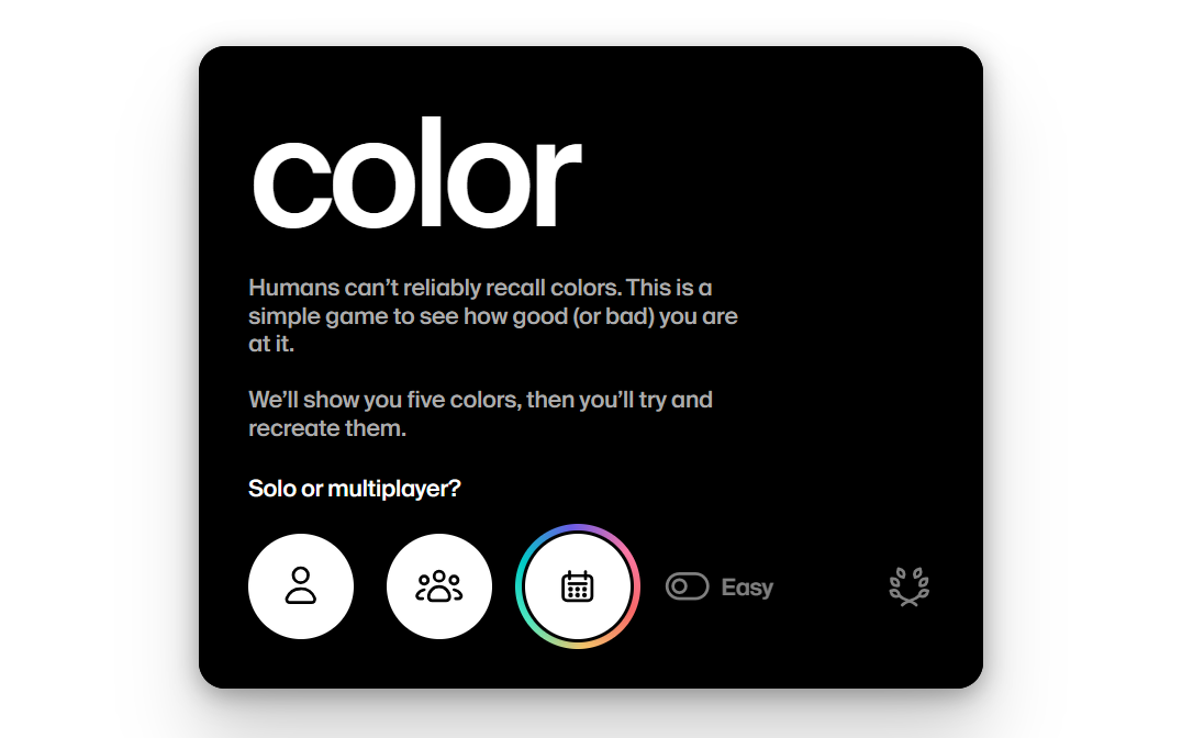Color Game - The FWA