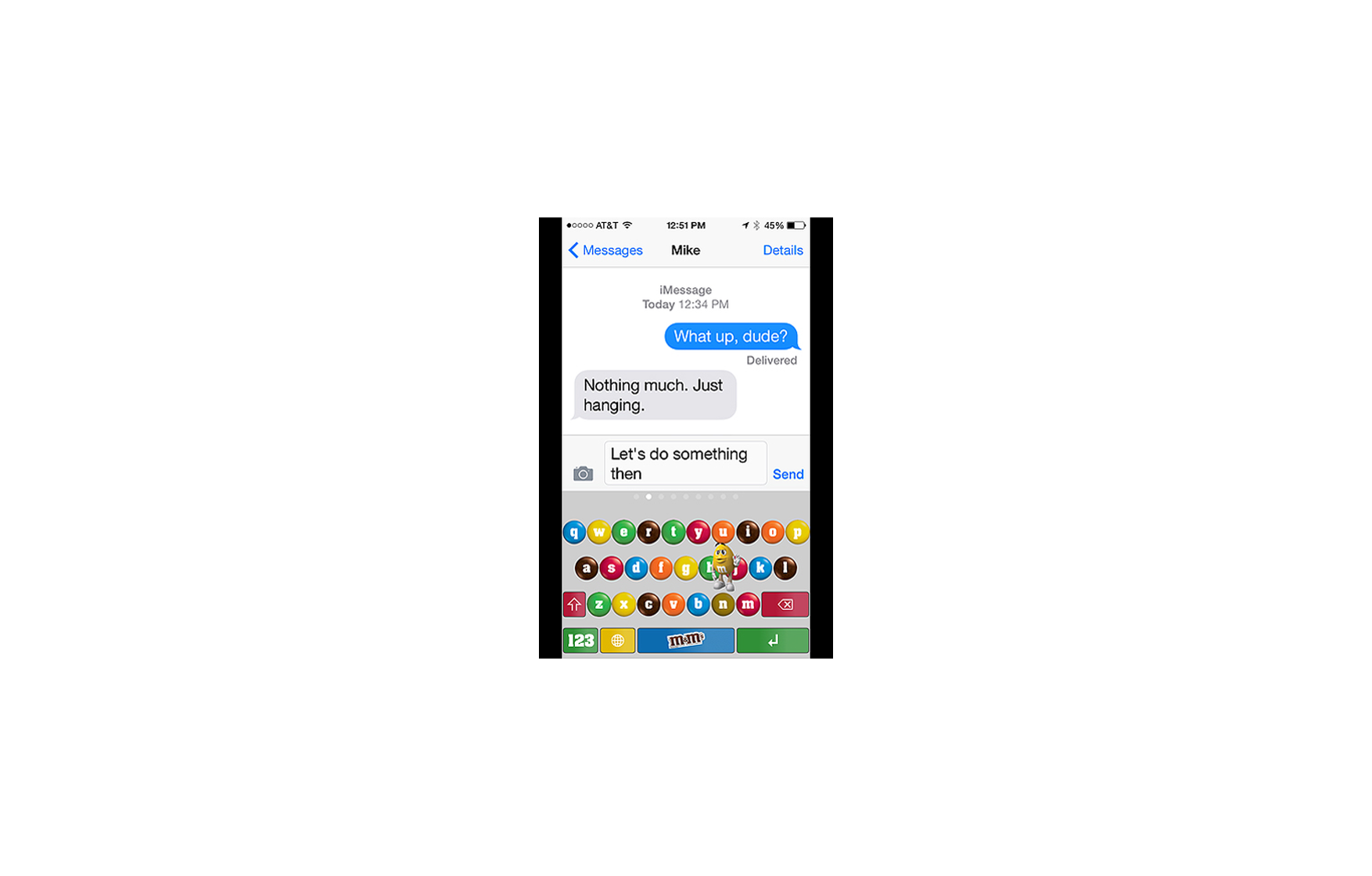 M m s ios keyboard the fwa