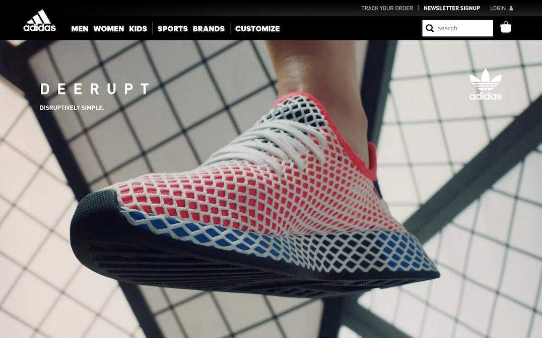 deerupt adidas white