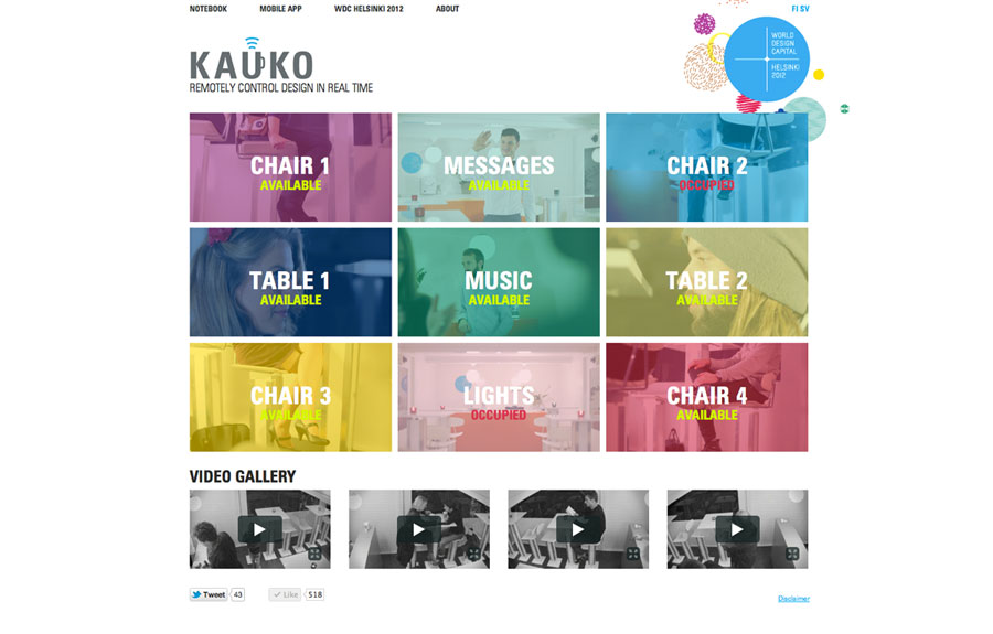Kauko - remotely controlled design cafe - The FWA
