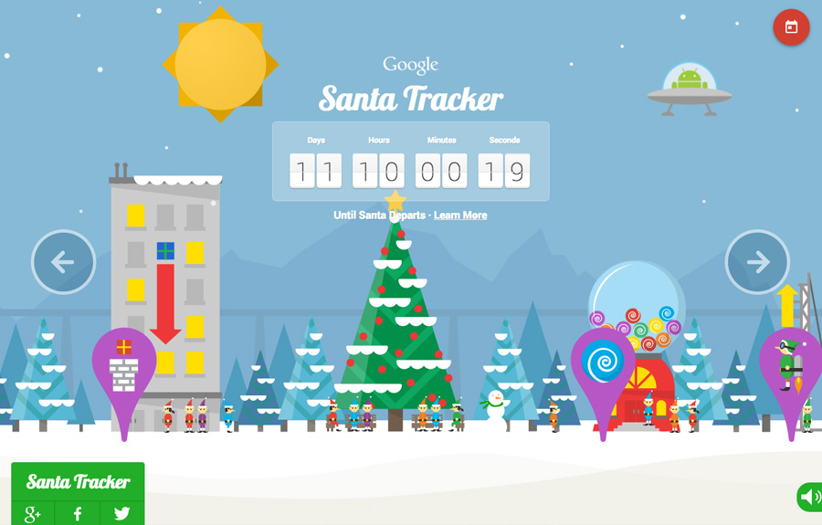 Google Santa Tracker 2014 - The FWA