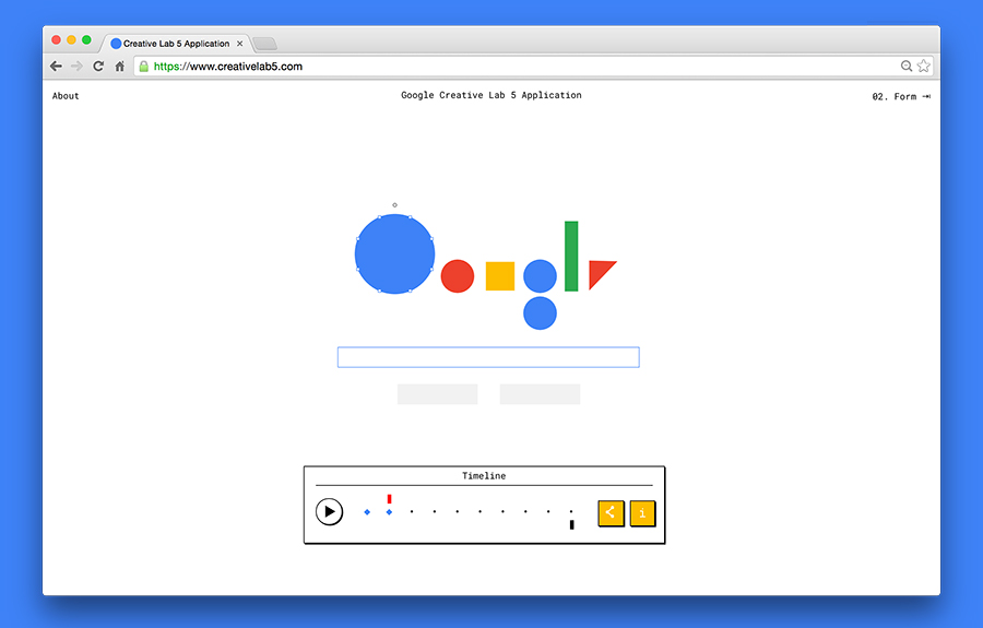 Creative Lab Five Application Site The FWA