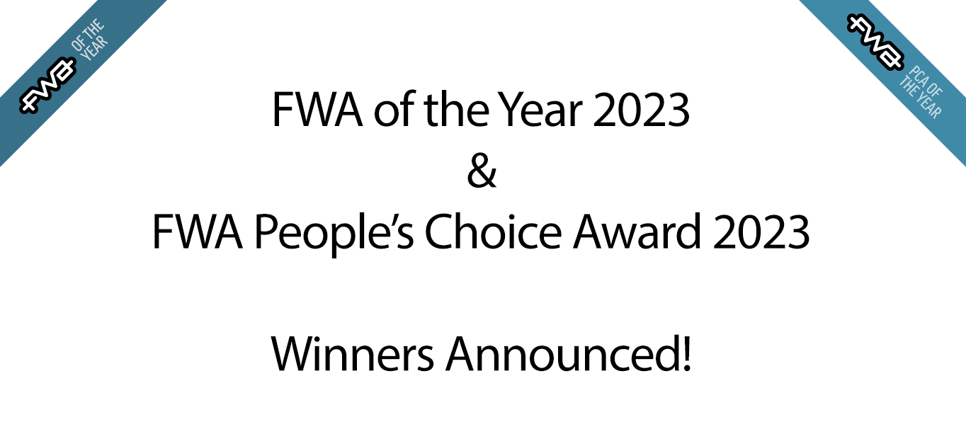 FWA of the Year 2023 & People's Choice Award winners announced! The FWA